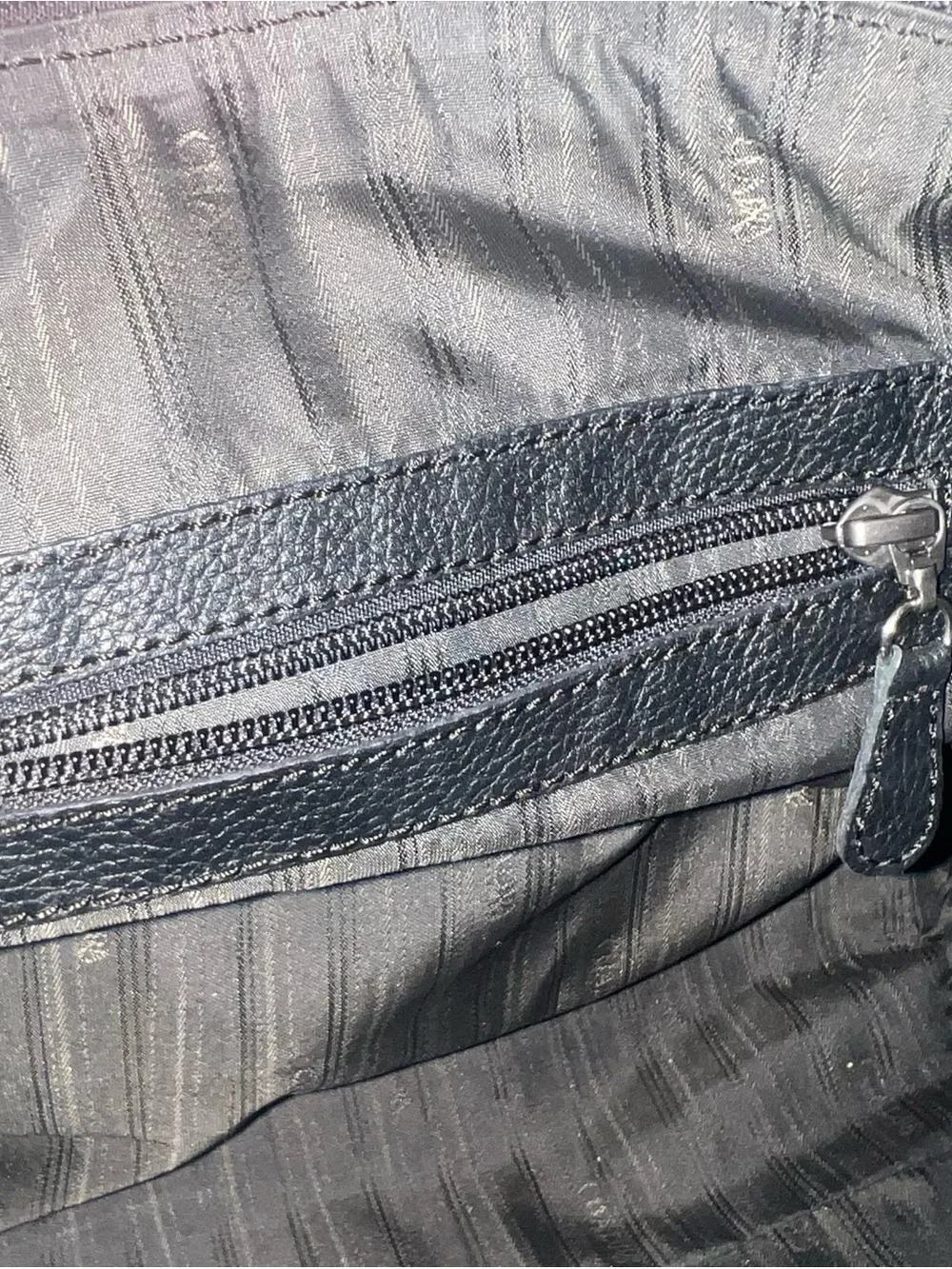 Neutral Snakeskin Satchel with Black Leather Handles